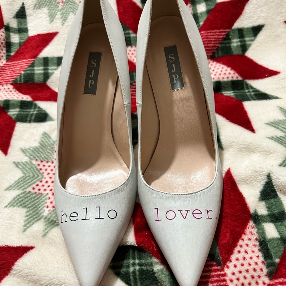SJP by Sarah Jessica Parker “Hello Lover”White Heels